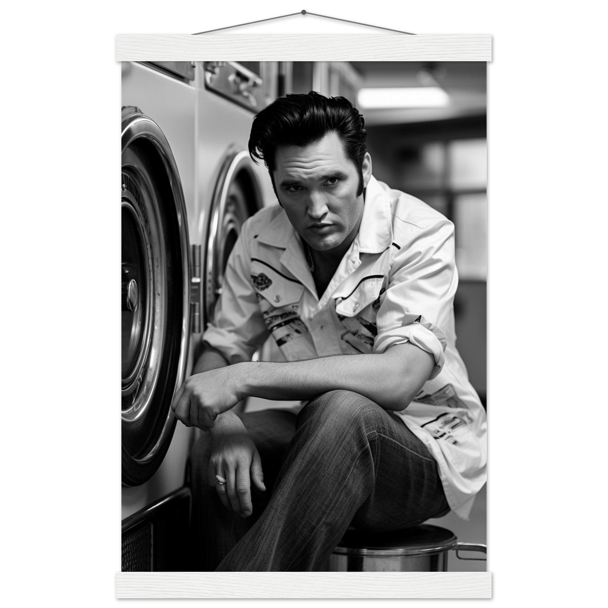 Laundry Day Elvis Presley - Printree.ch AI, Andri Hofmann, Poster, Raumfahrt