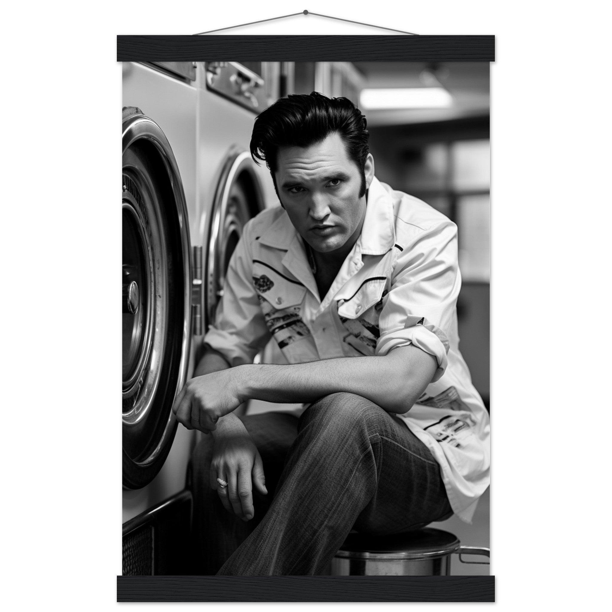 Laundry Day Elvis Presley - Printree.ch AI, Andri Hofmann, Poster, Raumfahrt