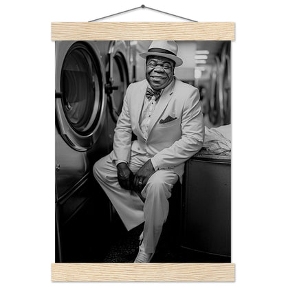 Laundry Day Louis Armstrong - Printree.ch AI, Andri Hofmann, Poster, Raumfahrt