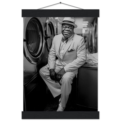 Laundry Day Louis Armstrong - Printree.ch AI, Andri Hofmann, Poster, Raumfahrt