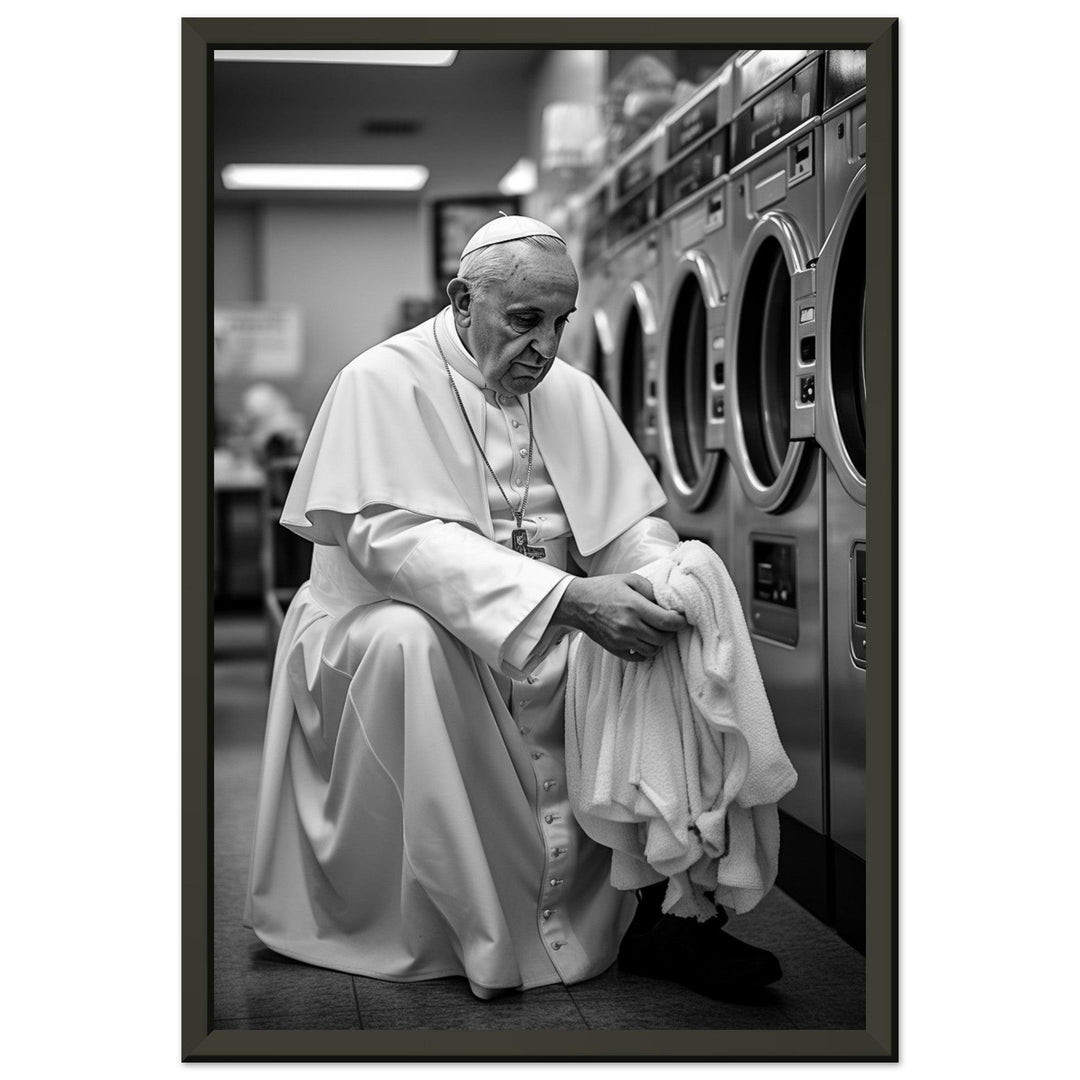Laundry Day Pope Franziskus - Printree.ch AI, Andri Hofmann, Poster, Raumfahrt
