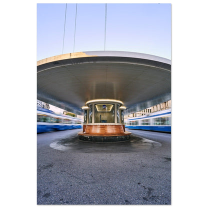 Limmatplatz- Bewegung und Stillstand - Printree.ch eifach-züri, Foto, Fotografie, Zürich