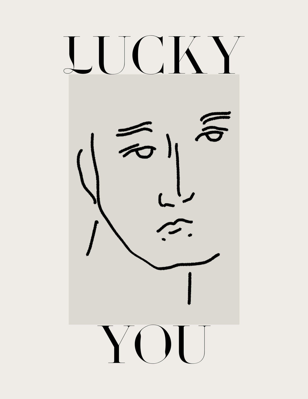 Lucky You - Printree.ch Poster