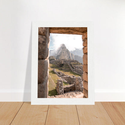 Machu Picchu Poster - Printree.ch Anden, Archäologie, Berglandschaft, Foto, Fotografie, Inka, Kultur, Machu Picchu, Peru, Reisen, Ruinen, Sehenswürdigkeit, unsplash, Wanderung, Weltwunder