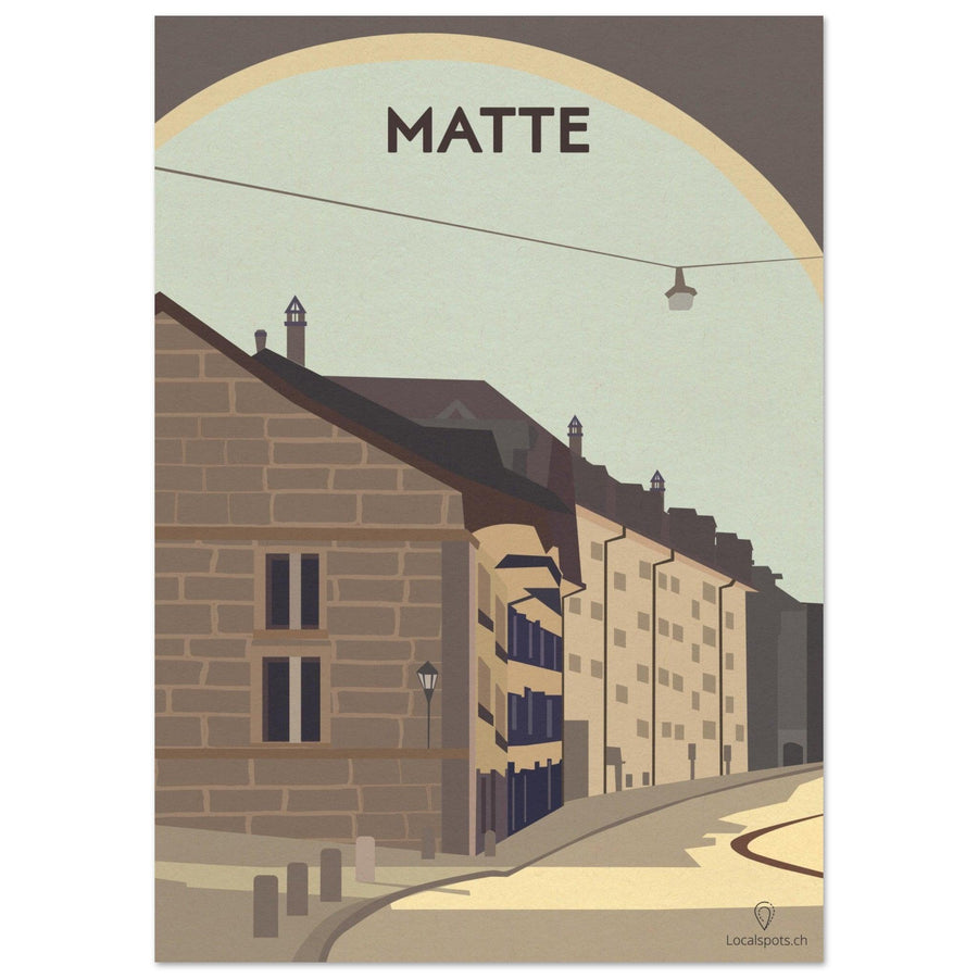Matte - Printree.ch bern, Localspot, Minimalismus, schweiz