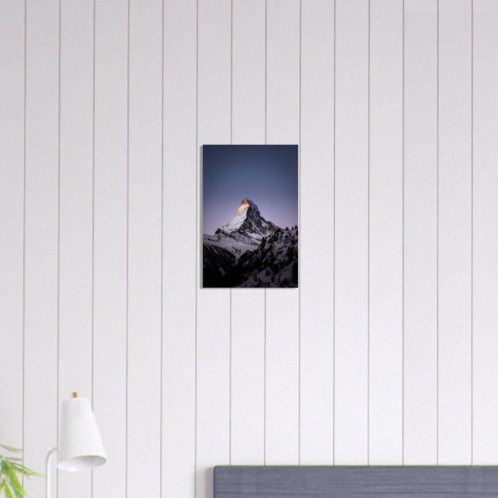 Matterhorn-Foto-Poster - Printree.ch Alpen, Berge, Berglandschaft, Foto, Fotografie, Gipfel, Matterhorn, Natur, Panorama, Schnee, Schweiz, unsplash, Winterlandschaft