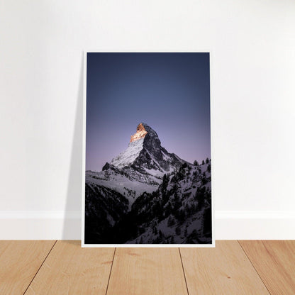 Matterhorn-Foto-Poster - Printree.ch Alpen, Berge, Berglandschaft, Foto, Fotografie, Gipfel, Matterhorn, Natur, Panorama, Schnee, Schweiz, unsplash, Winterlandschaft