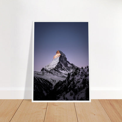 Matterhorn - Printree.ch Alpen, Berge, Berglandschaft, Foto, Fotografie, Gipfel, Matterhorn, Natur, Panorama, Schnee, Schweiz, unsplash, Winterlandschaft