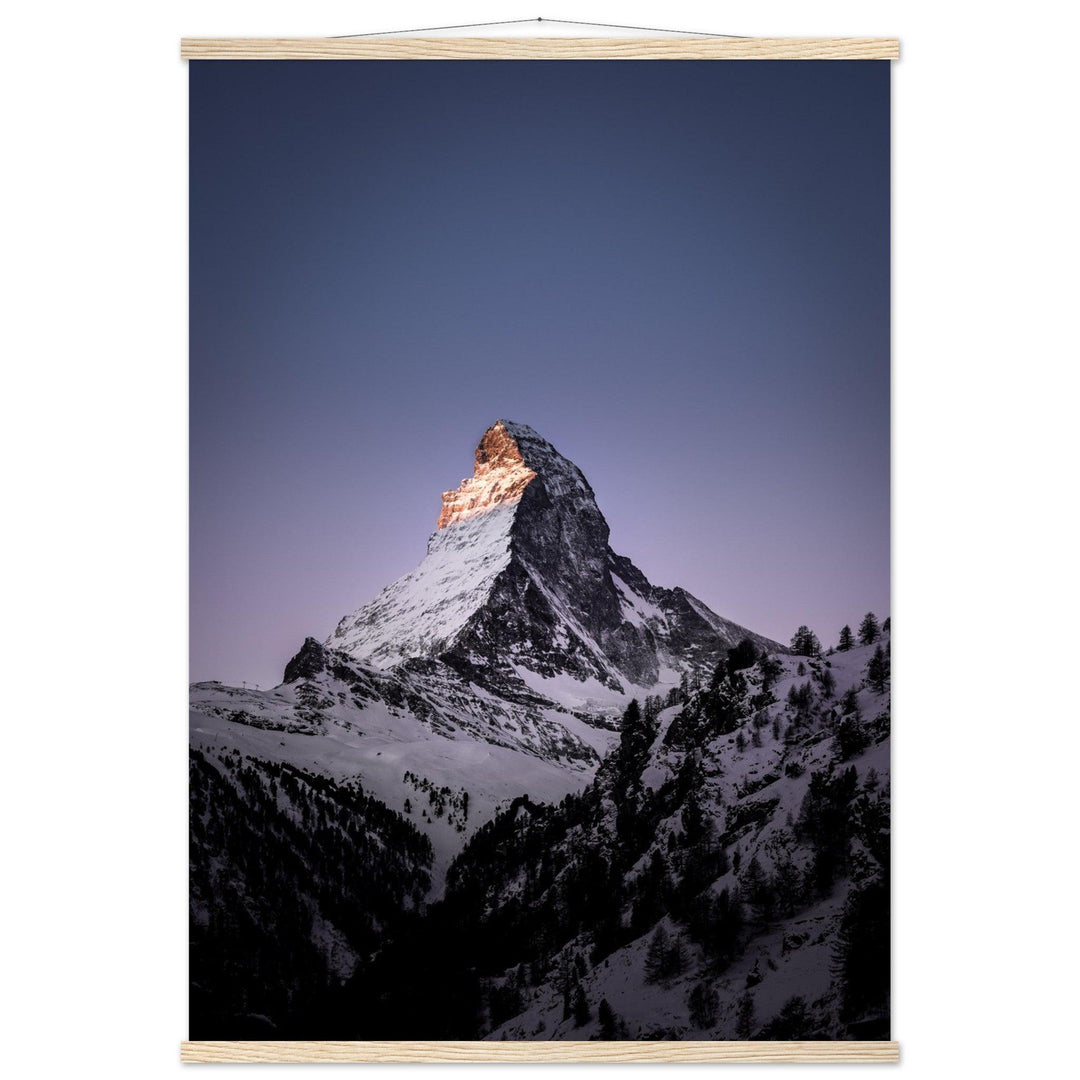 Matterhorn - Printree.ch Alpen, Berge, Berglandschaft, Foto, Fotografie, Gipfel, Matterhorn, Natur, Panorama, Schnee, Schweiz, unsplash, Winterlandschaft