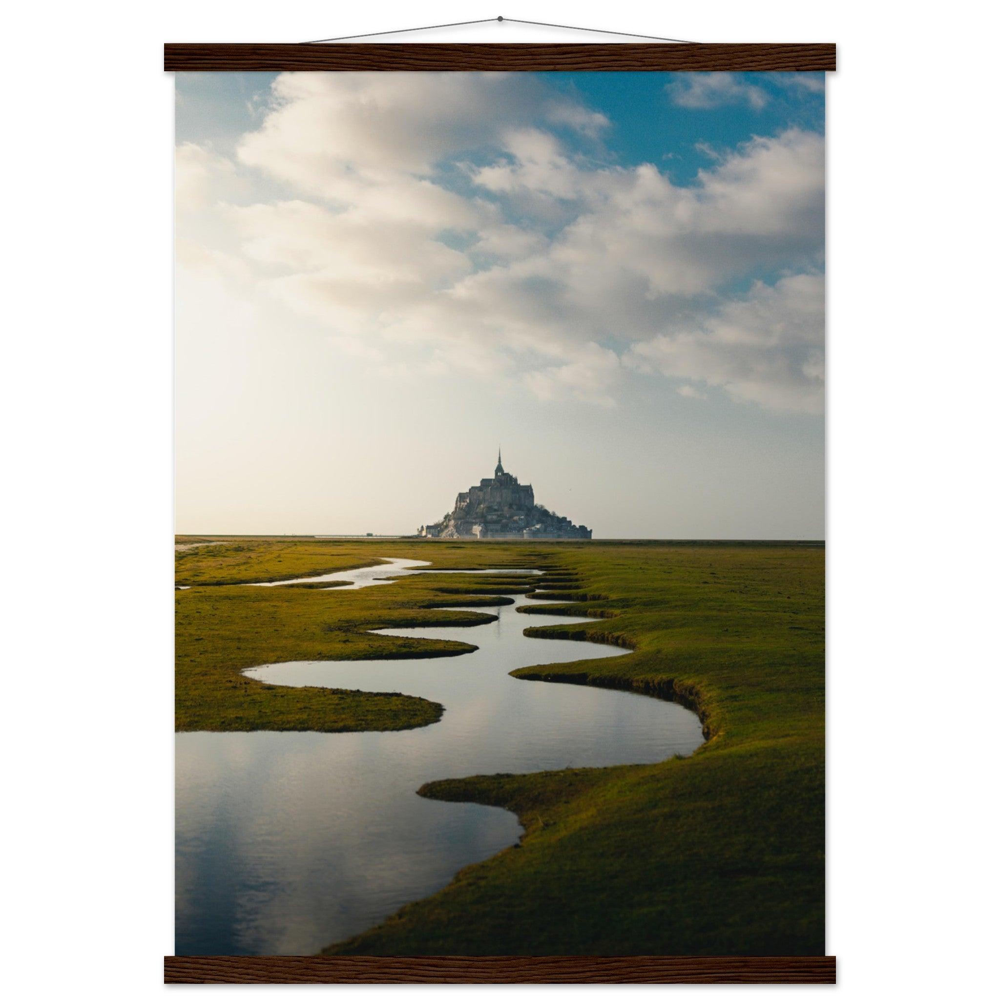 Mont Saint-Michel in der Normandie - Printree.ch Architektur, Foto, Fotografie, Frankreich, historisch, Insel, Kloster, Küste, Mittelalter, Mont Saint-Michel, Normandie, Reisen, Sehenswürdigkeit, UNESCO-Weltkulturerbe, unsplash