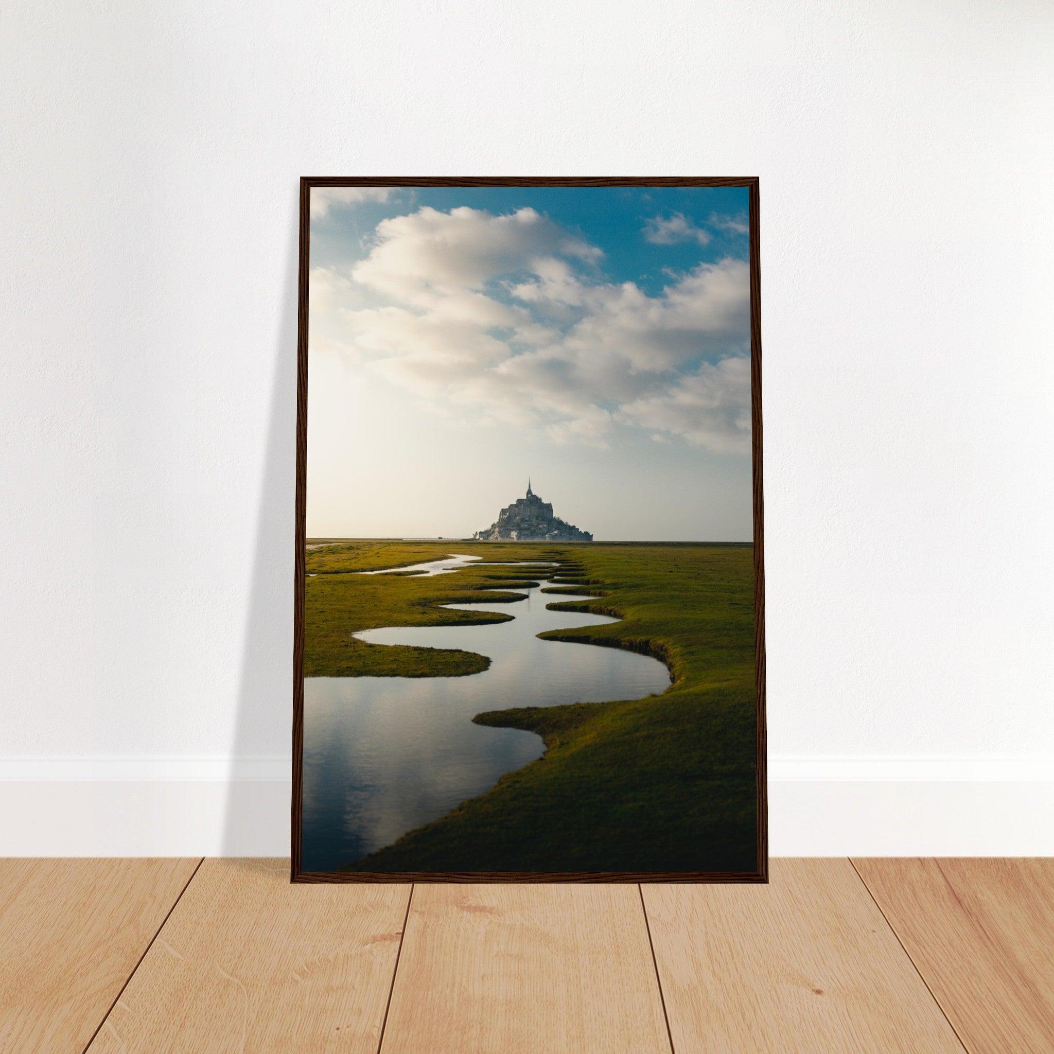 Mont Saint-Michel in der Normandie - Printree.ch Architektur, Foto, Fotografie, Frankreich, historisch, Insel, Kloster, Küste, Mittelalter, Mont Saint-Michel, Normandie, Reisen, Sehenswürdigkeit, UNESCO-Weltkulturerbe, unsplash