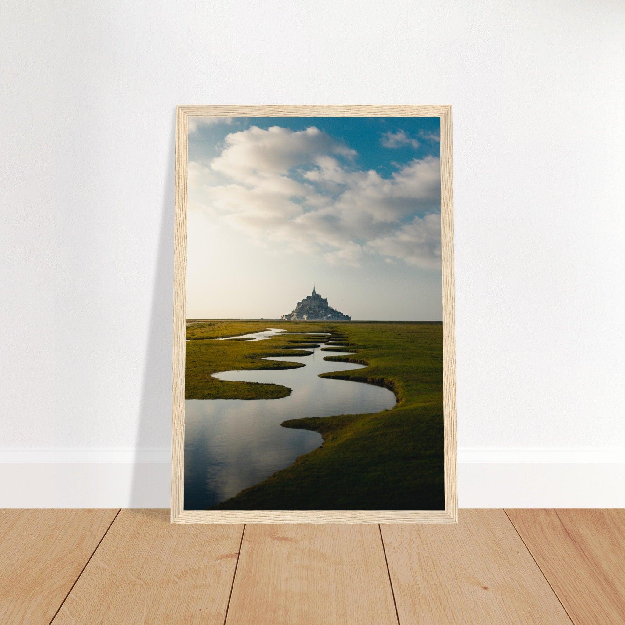 Mont Saint-Michel in der Normandie - Printree.ch Architektur, Foto, Fotografie, Frankreich, historisch, Insel, Kloster, Küste, Mittelalter, Mont Saint-Michel, Normandie, Reisen, Sehenswürdigkeit, UNESCO-Weltkulturerbe, unsplash