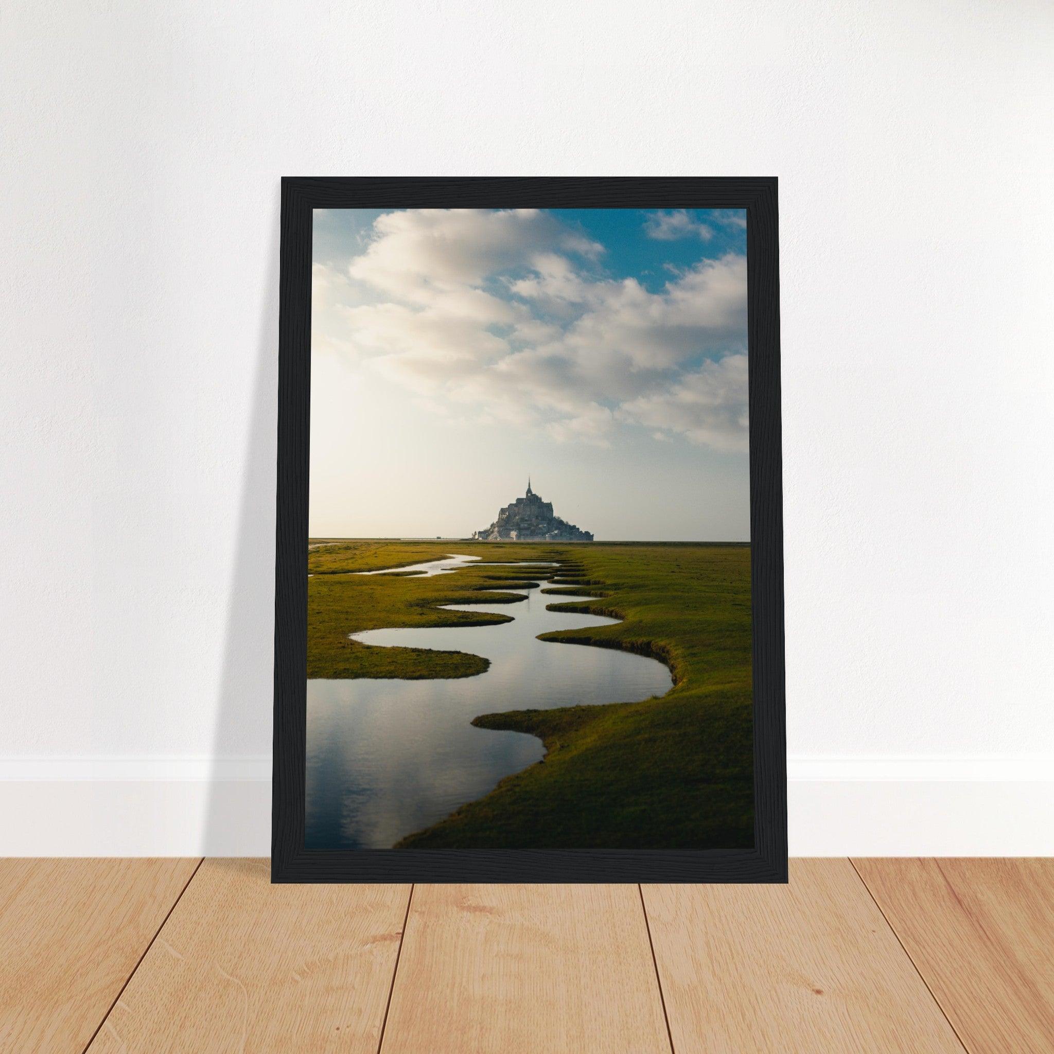 Mont Saint-Michel Poster - Printree.ch Architektur, Foto, Fotografie, Frankreich, historisch, Insel, Kloster, Küste, Mittelalter, Mont Saint-Michel, Normandie, Reisen, Sehenswürdigkeit, UNESCO-Weltkulturerbe, unsplash