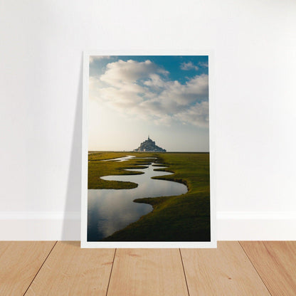 Mont Saint-Michel Poster - Printree.ch Architektur, Foto, Fotografie, Frankreich, historisch, Insel, Kloster, Küste, Mittelalter, Mont Saint-Michel, Normandie, Reisen, Sehenswürdigkeit, UNESCO-Weltkulturerbe, unsplash