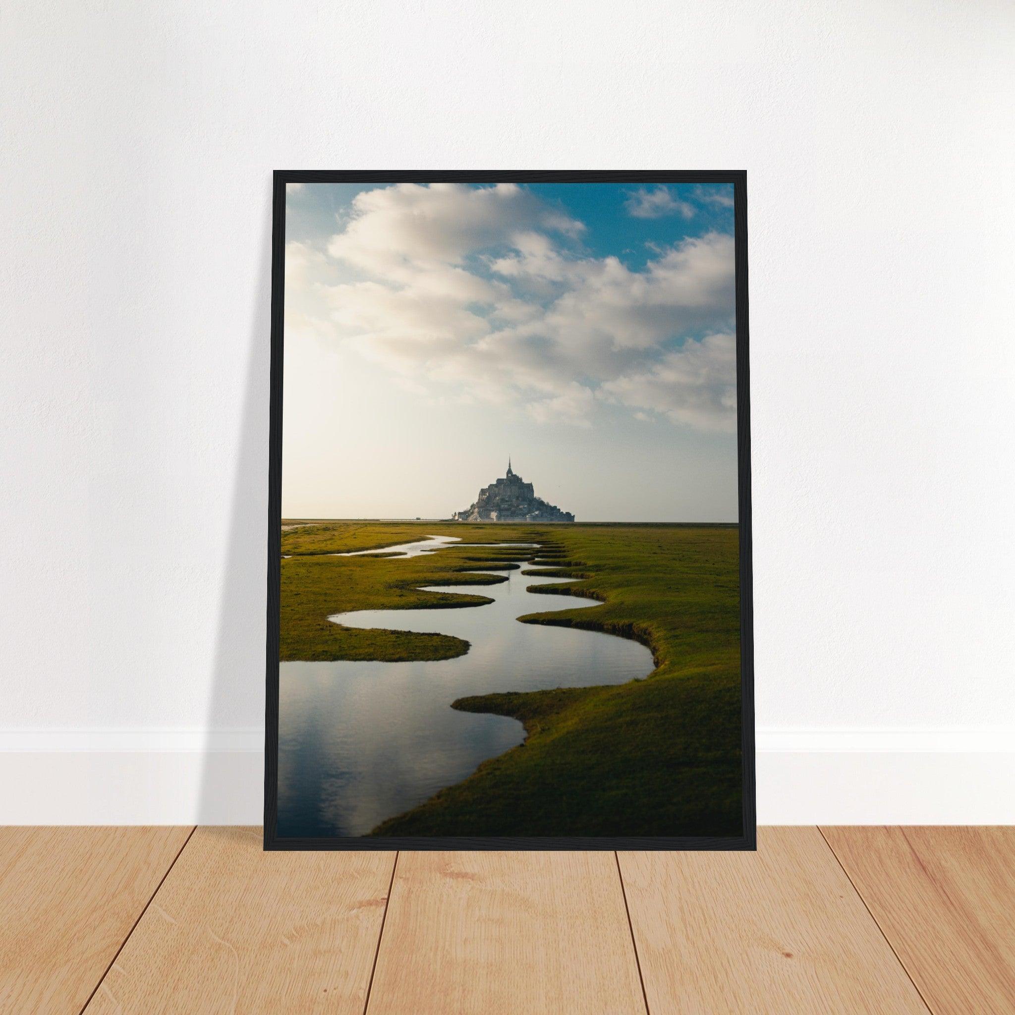 Mont Saint-Michel Poster - Printree.ch Architektur, Foto, Fotografie, Frankreich, historisch, Insel, Kloster, Küste, Mittelalter, Mont Saint-Michel, Normandie, Reisen, Sehenswürdigkeit, UNESCO-Weltkulturerbe, unsplash