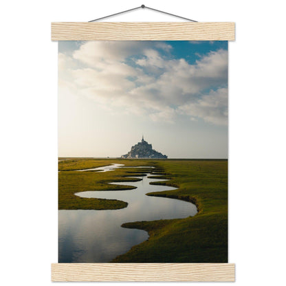 Mont Saint-Michel Poster - Printree.ch Architektur, Foto, Fotografie, Frankreich, historisch, Insel, Kloster, Küste, Mittelalter, Mont Saint-Michel, Normandie, Reisen, Sehenswürdigkeit, UNESCO-Weltkulturerbe, unsplash