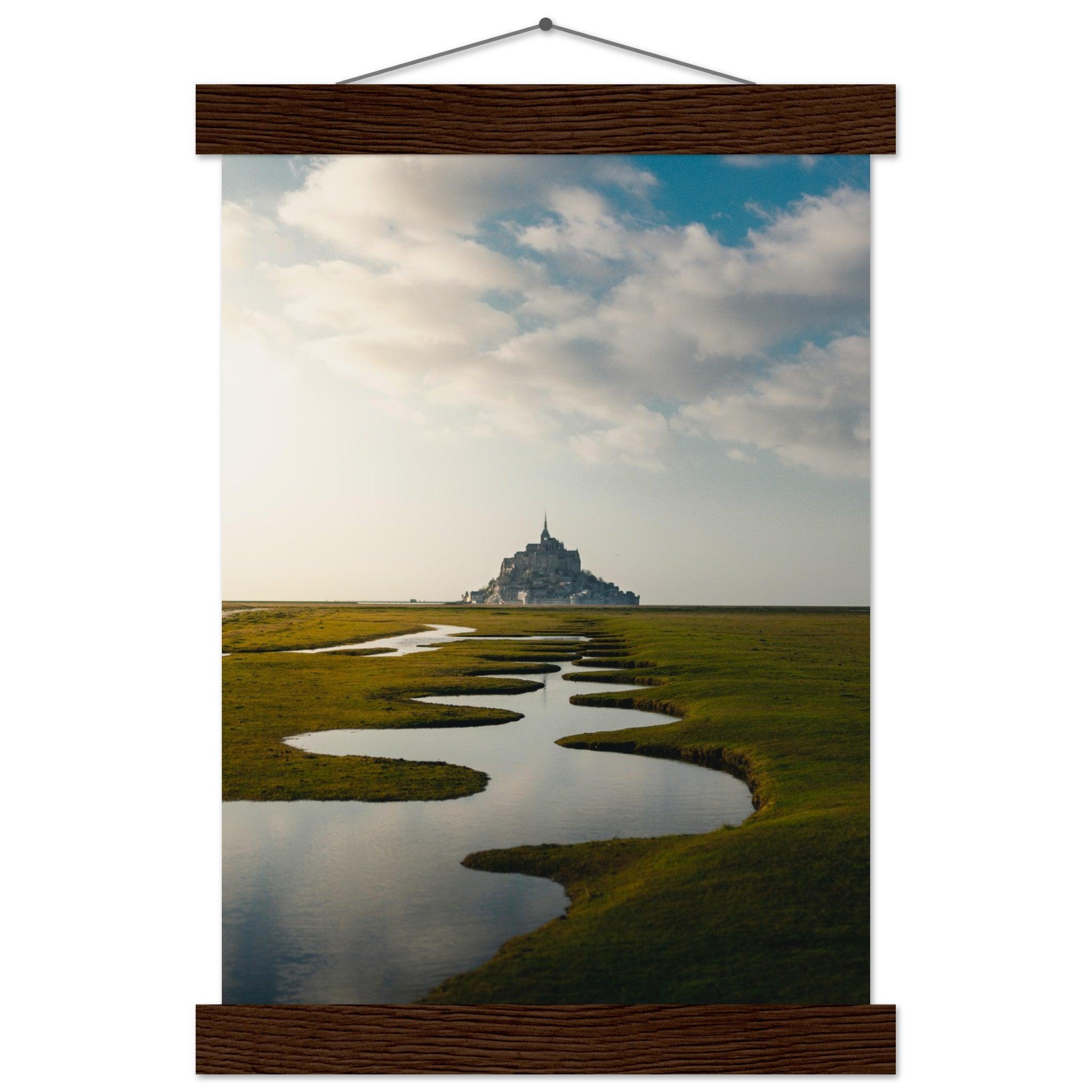 Mont Saint-Michel Poster - Printree.ch Architektur, Foto, Fotografie, Frankreich, historisch, Insel, Kloster, Küste, Mittelalter, Mont Saint-Michel, Normandie, Reisen, Sehenswürdigkeit, UNESCO-Weltkulturerbe, unsplash