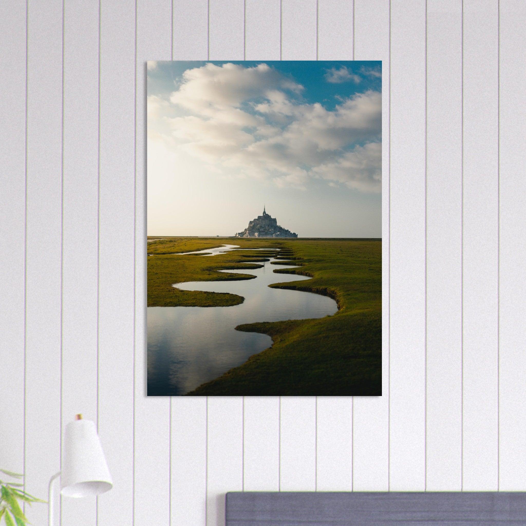 Mont Saint-Michel Poster - Printree.ch Architektur, Foto, Fotografie, Frankreich, historisch, Insel, Kloster, Küste, Mittelalter, Mont Saint-Michel, Normandie, Reisen, Sehenswürdigkeit, UNESCO-Weltkulturerbe, unsplash