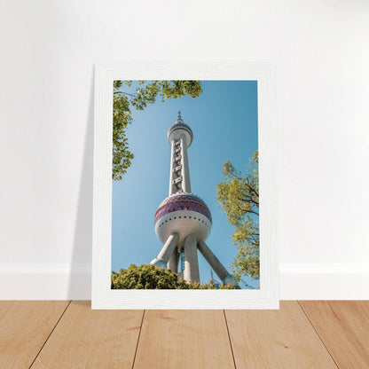 Oriental Pearl Tower - Printree.ch Architektur, Aussichtsplattform, China, Fernsehturm, futuristisch, Kopenhagen, Kultur, moderne Architektur, Oriental Pearl Tower, Shanghai, Skyline, Stadt, Stadtbild, Touristenattraktion, unsplash, Wahrzeichen