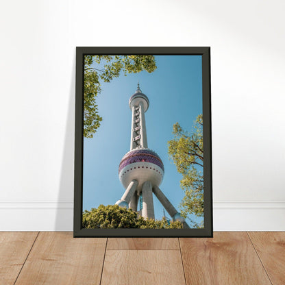 Oriental Pearl Tower - Printree.ch Architektur, Aussichtsplattform, China, Fernsehturm, futuristisch, Kopenhagen, Kultur, moderne Architektur, Oriental Pearl Tower, Shanghai, Skyline, Stadt, Stadtbild, Touristenattraktion, unsplash, Wahrzeichen