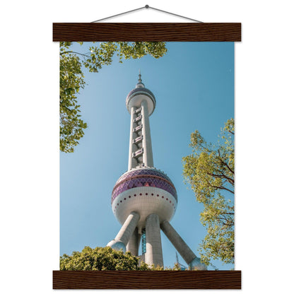 Oriental Pearl Tower - Printree.ch Architektur, Aussichtsplattform, China, Fernsehturm, futuristisch, Kopenhagen, Kultur, moderne Architektur, Oriental Pearl Tower, Shanghai, Skyline, Stadt, Stadtbild, Touristenattraktion, unsplash, Wahrzeichen