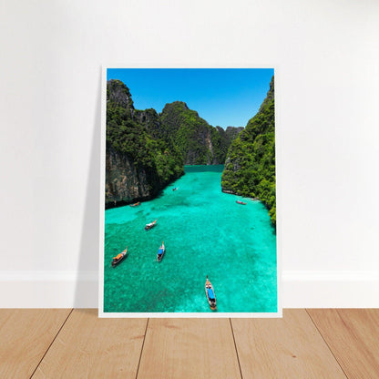 Pi Leh Bay (Pi Leh Lagoon), Andaman Sea, Mueang Krabi District, Krabi, Thailand - Printree.ch Andamanisches Meer, Bootstour, Foto, Fotografie, Inseln, Krabi, Küstenlandschaft, Mueang Krabi Bezirk, Naturschönheit, Pi Leh Bay, Pi Leh Lagoon, Reisen, Thailand, türkisfarbenes Wasser, unsplash