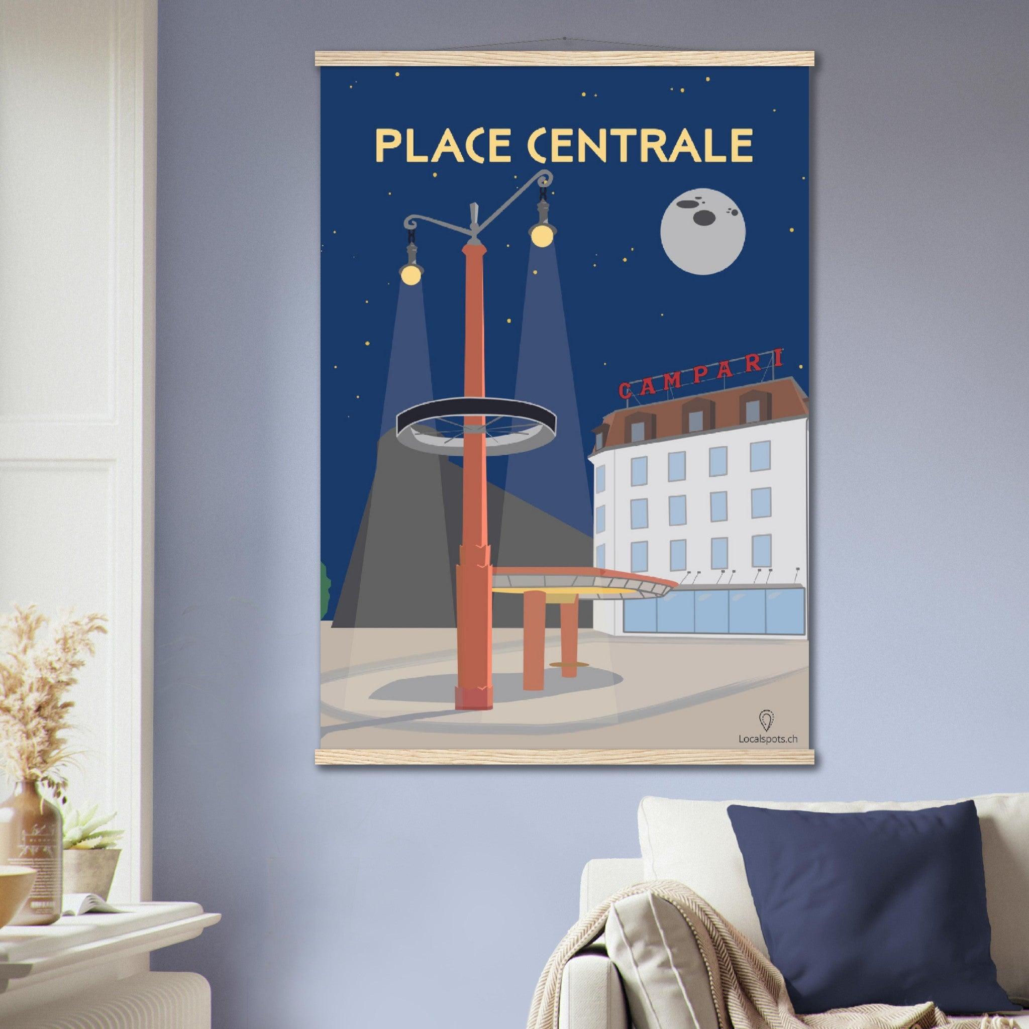 Place Centrale Biel. - Printree.ch Localspot, Minimal, Minimalismus