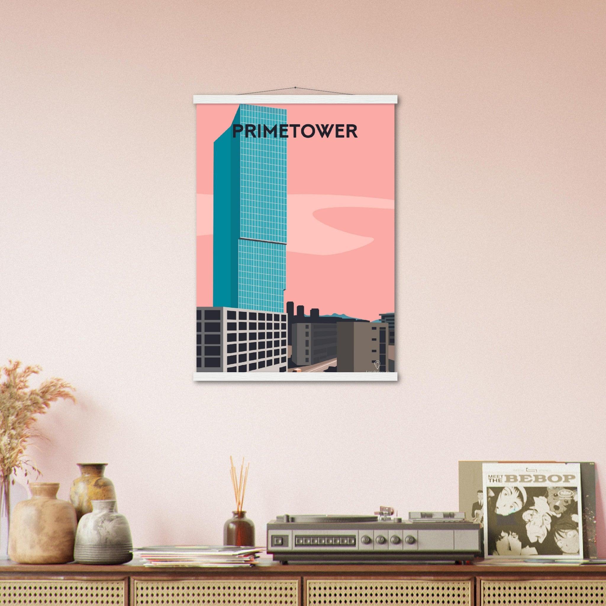 Primetower - Printree.ch alt, blau, blick, europa, europäisch, Localspot, Minimal, Minimalismus, reise, schweiz, stadt, stadtbild, tourismus, tourist, urban, wahrzeichen, zürich