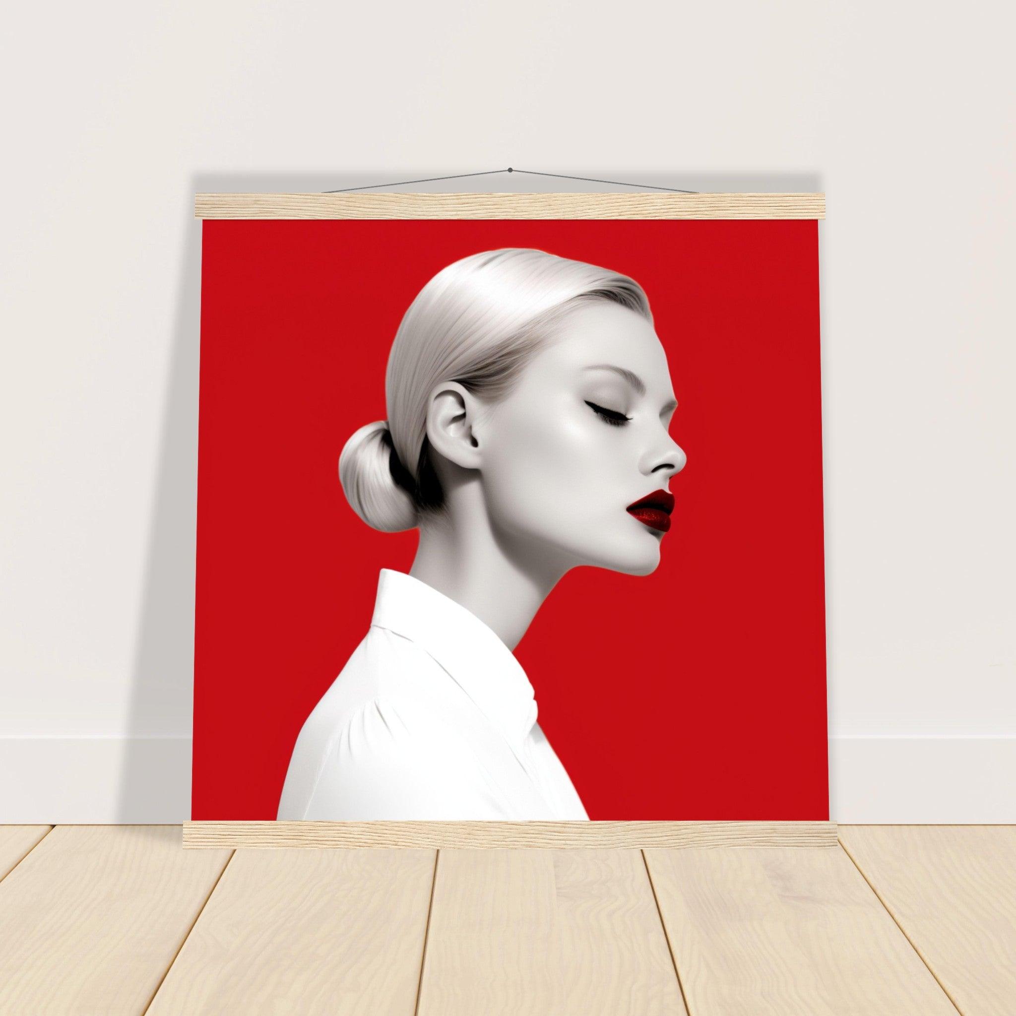 Rouge Serenity - Printree.ch farbig, Kunstdruck, mehrfarbig, Pop ART, Pop-Kultur, poptonicart, zeitgenössische kunst