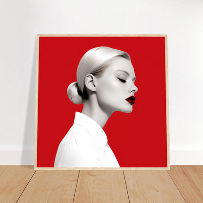 Rouge Serenity - Printree.ch farbig, Kunstdruck, mehrfarbig, Pop ART, Pop-Kultur, poptonicart, zeitgenössische kunst