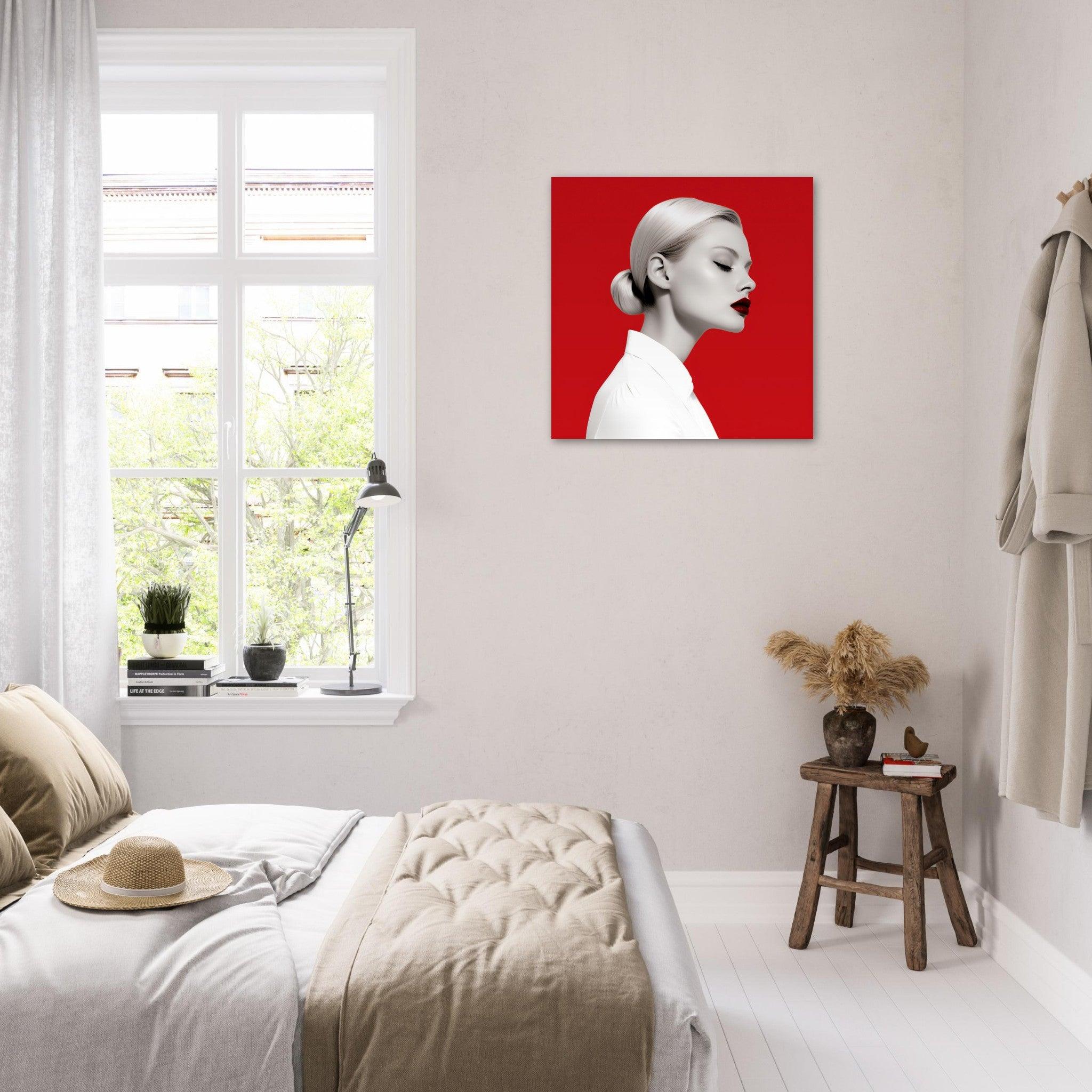 Rouge Serenity - Printree.ch farbig, Kunstdruck, mehrfarbig, Pop ART, Pop-Kultur, poptonicart, zeitgenössische kunst