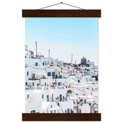 Santorini Schönheitsposter - Printree.ch Caldera, Foto, Fotografie, Griechenland, Insel, Kykladen, Oia, Reisen, Santorini, Sonnenuntergang, unsplash, Urlaub, Vulkan, weiße Häuser, Ägäis