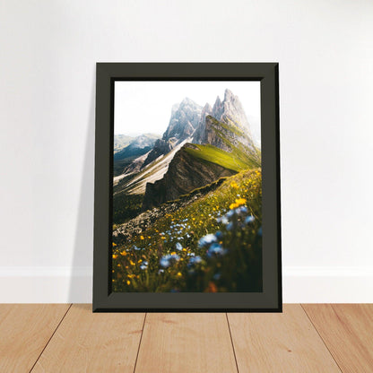 Seceda Naturposter - Printree.ch Alpen, Aussichtspunkt, Berglandschaft, Dolomiten, Foto, Fotografie, Italien, Natur, Ortisei, Panorama, Reisen, Seceda, Skifahren, unsplash, Wanderung