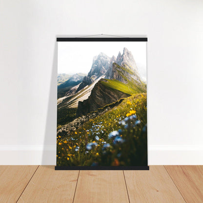 Seceda Naturposter - Printree.ch Alpen, Aussichtspunkt, Berglandschaft, Dolomiten, Foto, Fotografie, Italien, Natur, Ortisei, Panorama, Reisen, Seceda, Skifahren, unsplash, Wanderung