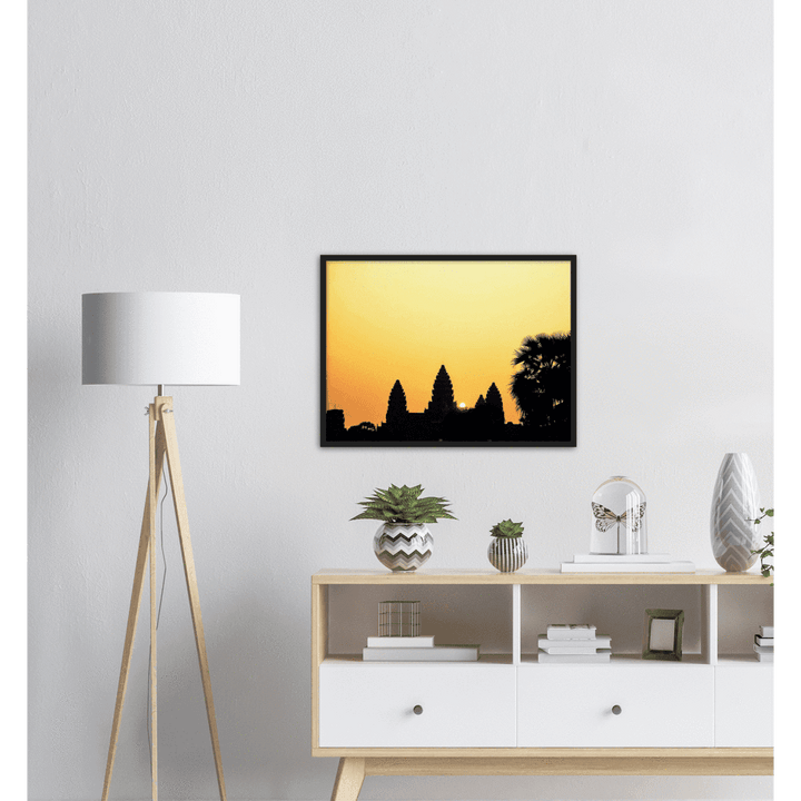 Sonnenaufgang Angkor Wat - Printree.ch alt, angkor, architektur, asiatisch, Asien, buddhismus, denkmal, Foto, gebäude, kambodscha, Poster, reap, Reisen, religion, siem, stein, tempel, tourismus, unesco, wat