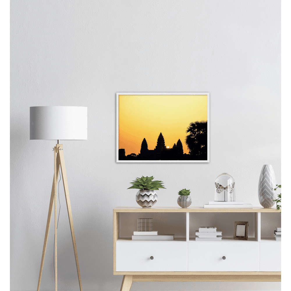 Sonnenaufgang Angkor Wat - Printree.ch alt, angkor, architektur, asiatisch, Asien, buddhismus, denkmal, Foto, gebäude, kambodscha, Poster, reap, Reisen, religion, siem, stein, tempel, tourismus, unesco, wat