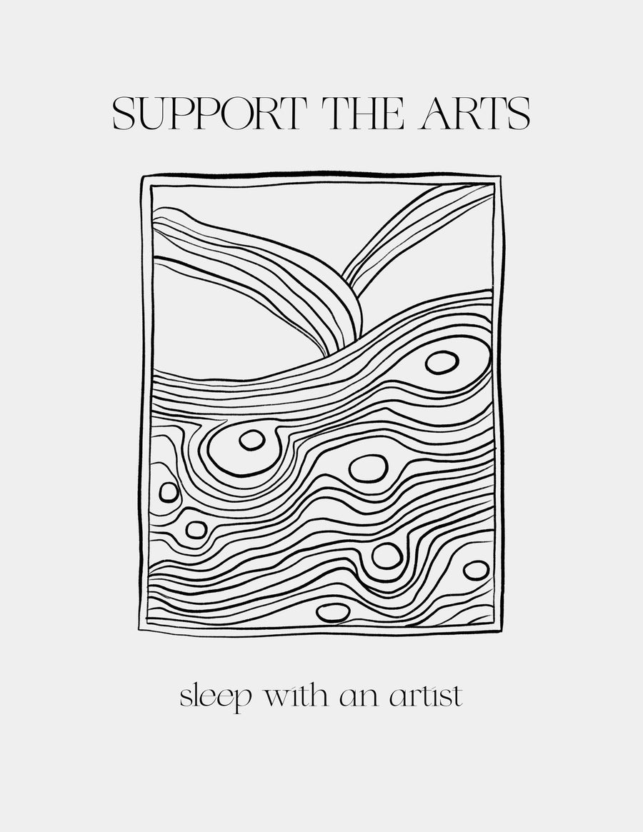 Support the Arts - Printree.ch minimalistischen Lebensstil, Poster, spruch, Typografie, Wort
