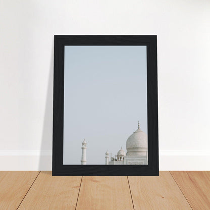 Taj Mahal Poster: Zeitlose Schönheit - Printree.ch Agra, Architektur, Foto, Fotografie, Garten, Grabmal, Indien, Liebe, Marmor, Monument, Reisen, Sonnenaufgang, Symmetrie, Taj Mahal, UNESCO-Welterbe, unsplash