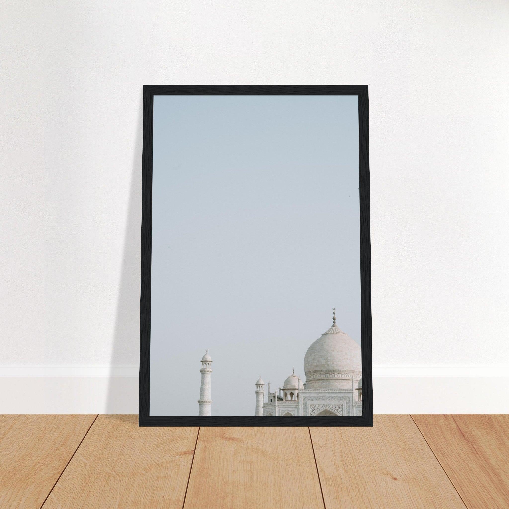 Taj Mahal Poster: Zeitlose Schönheit - Printree.ch Agra, Architektur, Foto, Fotografie, Garten, Grabmal, Indien, Liebe, Marmor, Monument, Reisen, Sonnenaufgang, Symmetrie, Taj Mahal, UNESCO-Welterbe, unsplash