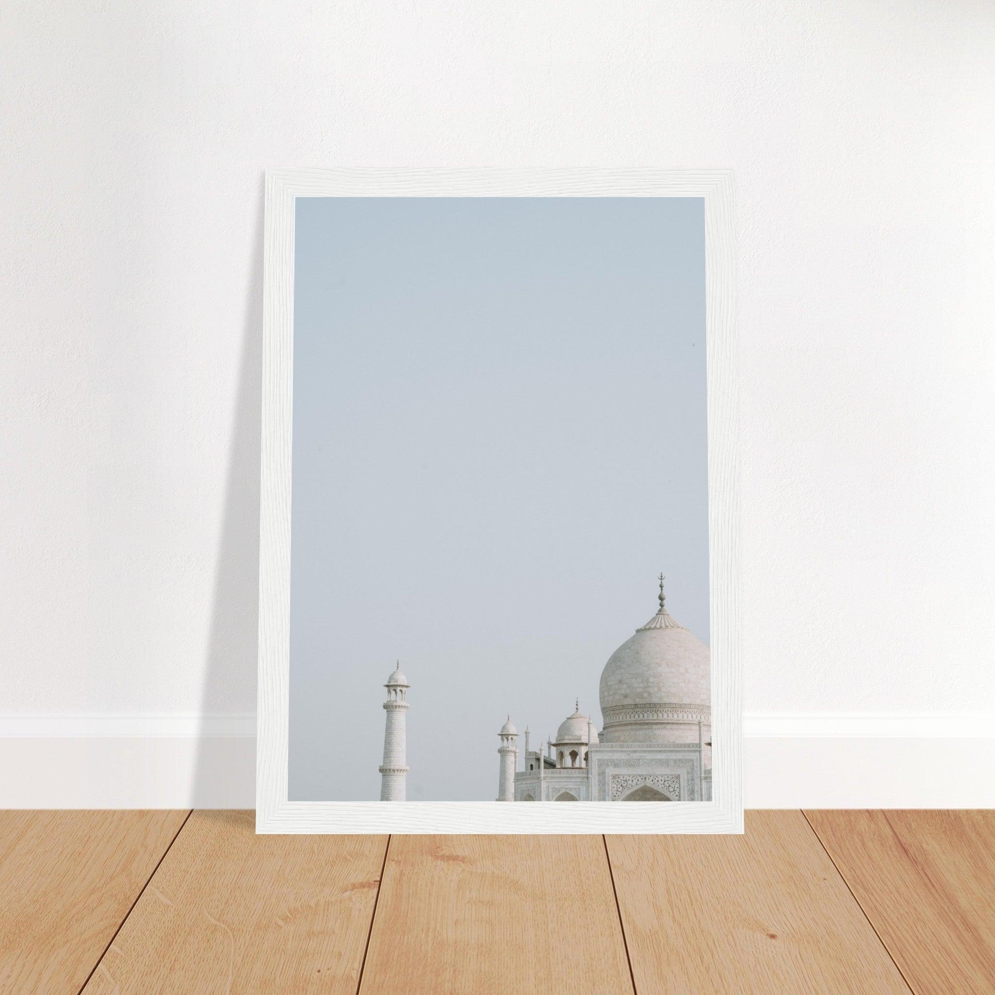 Taj Mahal Poster: Zeitlose Schönheit - Printree.ch Agra, Architektur, Foto, Fotografie, Garten, Grabmal, Indien, Liebe, Marmor, Monument, Reisen, Sonnenaufgang, Symmetrie, Taj Mahal, UNESCO-Welterbe, unsplash