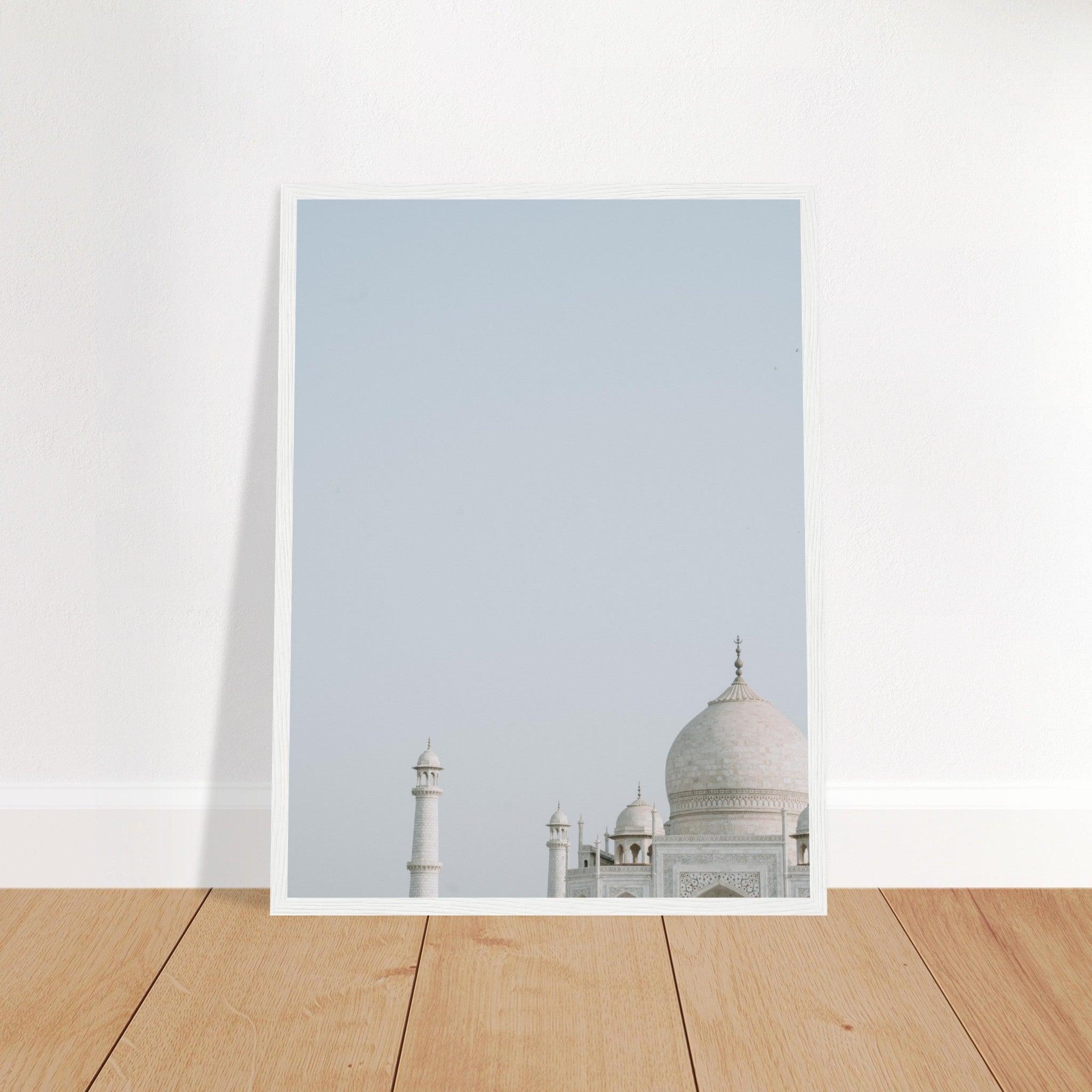 Taj Mahal Poster: Zeitlose Schönheit - Printree.ch Agra, Architektur, Foto, Fotografie, Garten, Grabmal, Indien, Liebe, Marmor, Monument, Reisen, Sonnenaufgang, Symmetrie, Taj Mahal, UNESCO-Welterbe, unsplash