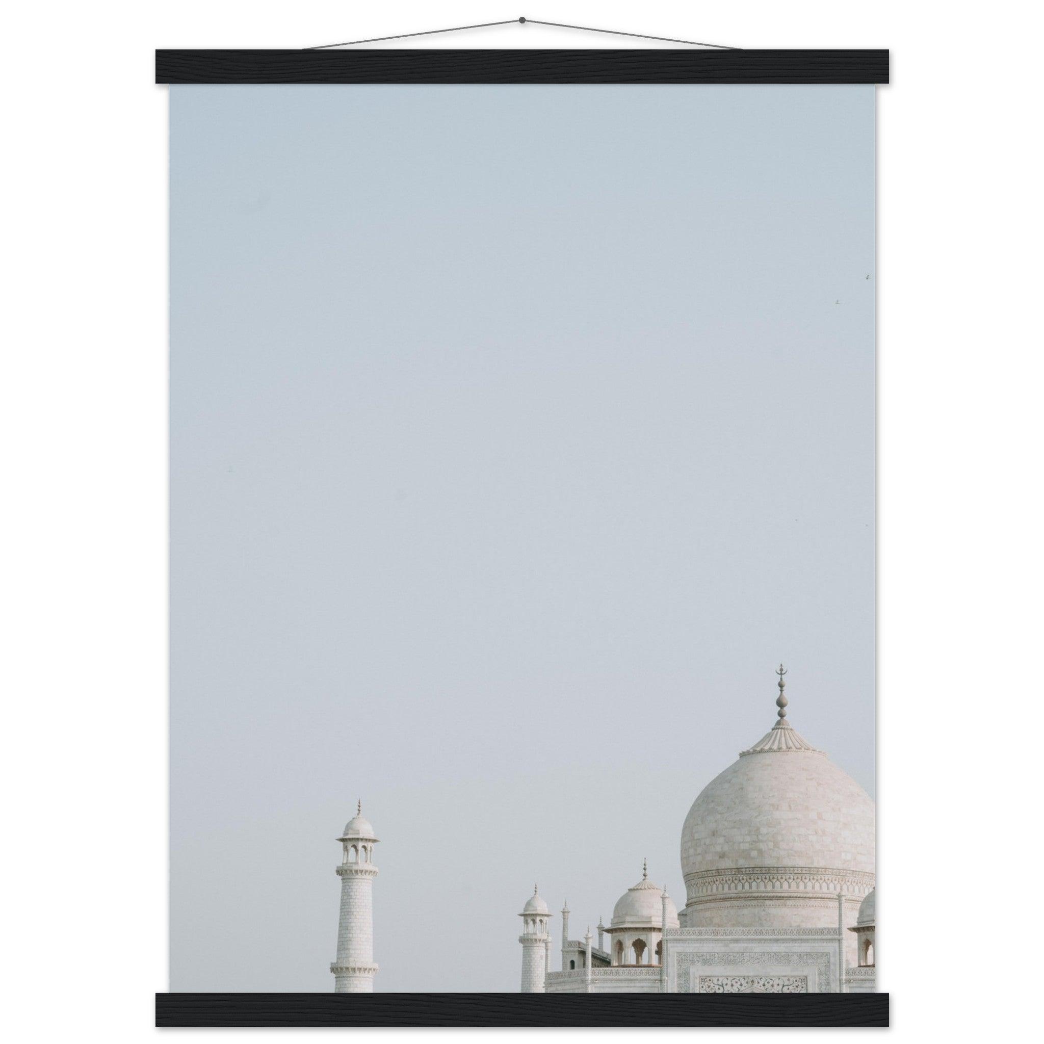 Taj Mahal Poster: Zeitlose Schönheit - Printree.ch Agra, Architektur, Foto, Fotografie, Garten, Grabmal, Indien, Liebe, Marmor, Monument, Reisen, Sonnenaufgang, Symmetrie, Taj Mahal, UNESCO-Welterbe, unsplash