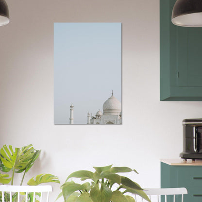 Taj Mahal Poster: Zeitlose Schönheit - Printree.ch Agra, Architektur, Foto, Fotografie, Garten, Grabmal, Indien, Liebe, Marmor, Monument, Reisen, Sonnenaufgang, Symmetrie, Taj Mahal, UNESCO-Welterbe, unsplash