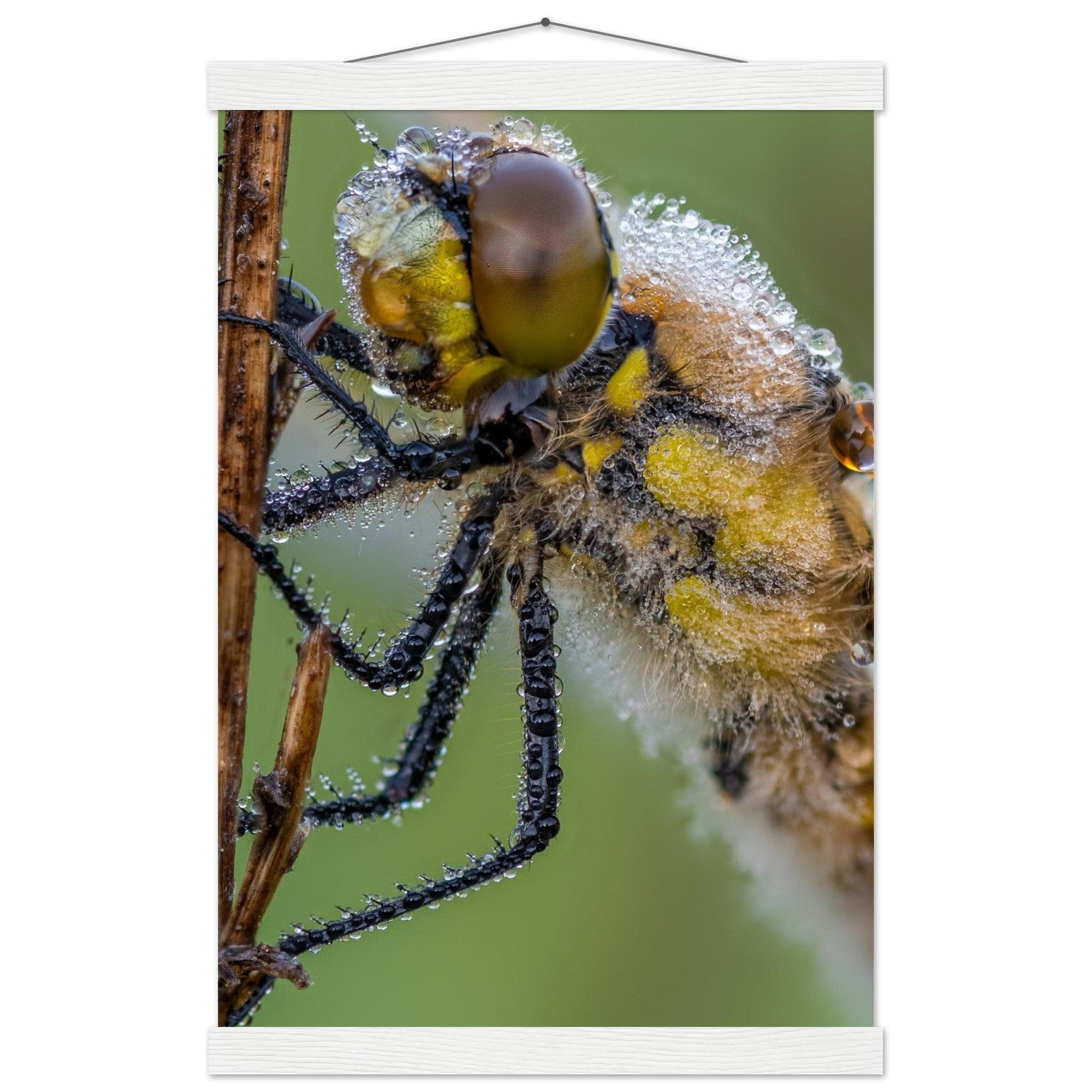 Taufrische Vierfleck Libelle - Printree.ch Auge, Blume, Eleganz, Erfrischend, Farbe, farbig, Fauna, Fliege, Fotografie, Fotografieenthusiasten, Frühling, grün, im Freien, Insekt, Kleine Insekten, Käfer, Liebe zum Detail, Makro, Makrofotografie, Morgenglanz, Nahaufnahme, Natur, Naturliebhaber, Naturwunder, natürlich, Pflanze, Schweizer Natur, schön, Sommer, Tau, Tautropfen, Tierwelt, Tilmann Schnyder, Umwelt, Vierfleck Libelle, wild, Zartheit, Zauberhaft