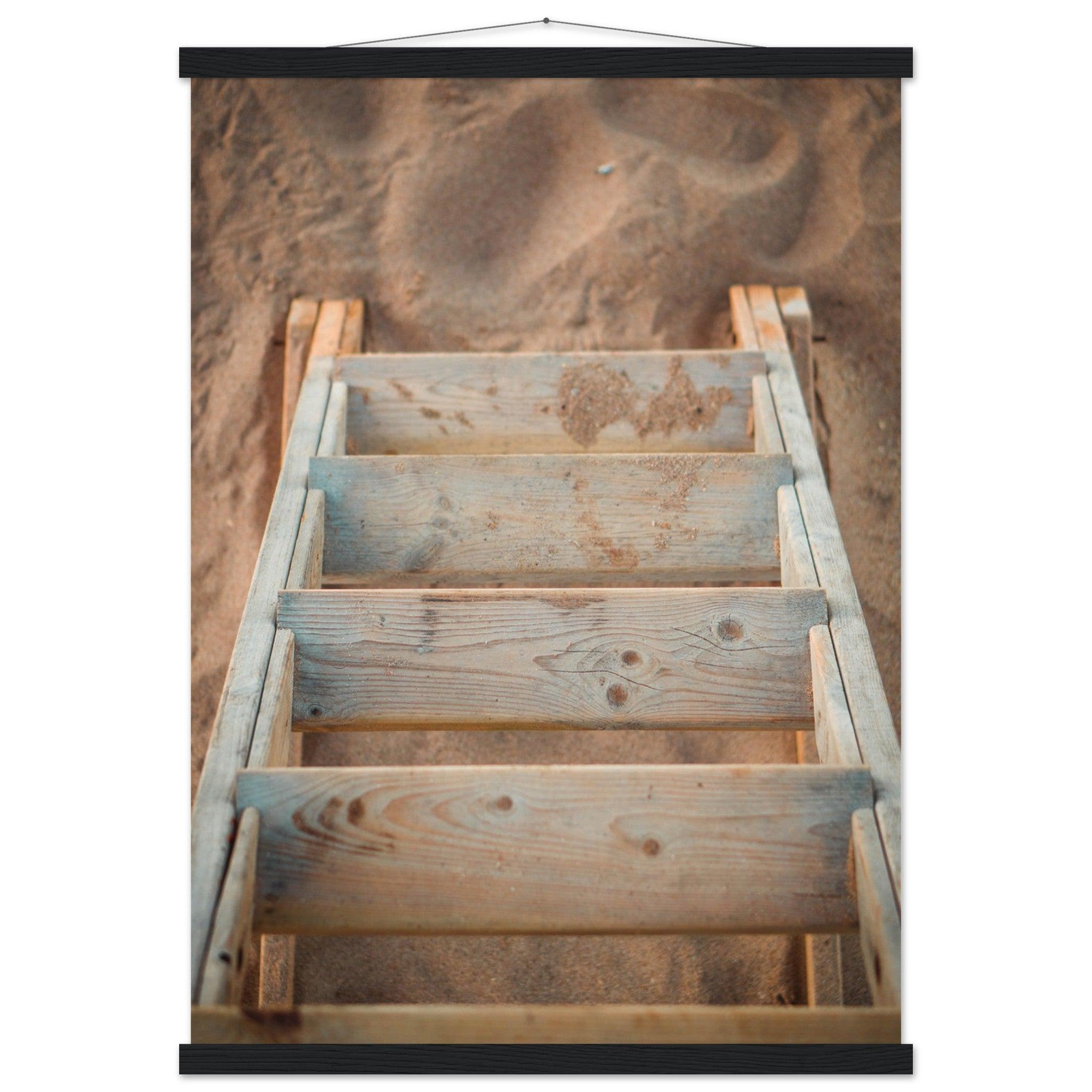 Treppe im Sand - Printree.ch Erholung, Foto, Fotografie, Küste, Küstenlandschaft, Meeresufer, Natur, Reisen, Sandstrand, Sommer, Strandtreppe, Strandzugang, Treppe, unsplash