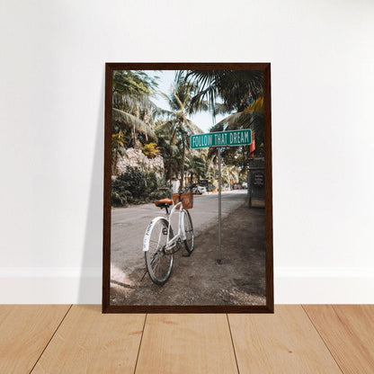 Tulum-Paradies: Inspirierendes Poster für Reiseenthusiasten. - Printree.ch Abenteuer, Fahrrad, Fahrradtour, Follow That Dream, Foto, Fotografie, Küste, Mexiko, Reisen, Strand, Tropen, unsplash, Urlaub