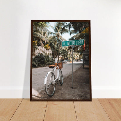 Tulum-Paradies: Inspirierendes Poster für Reiseenthusiasten. - Printree.ch Abenteuer, Fahrrad, Fahrradtour, Follow That Dream, Foto, Fotografie, Küste, Mexiko, Reisen, Strand, Tropen, unsplash, Urlaub