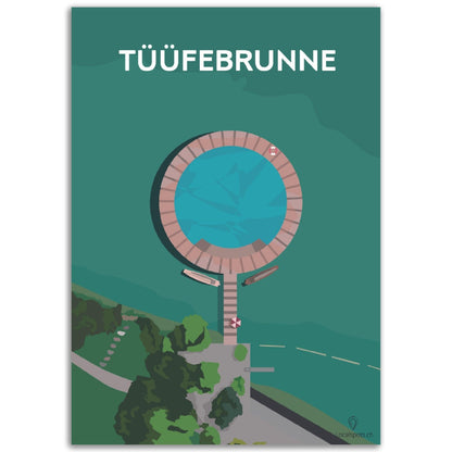 Tüüfebrunne - Printree.ch Localspot, Minimal, Minimalismus