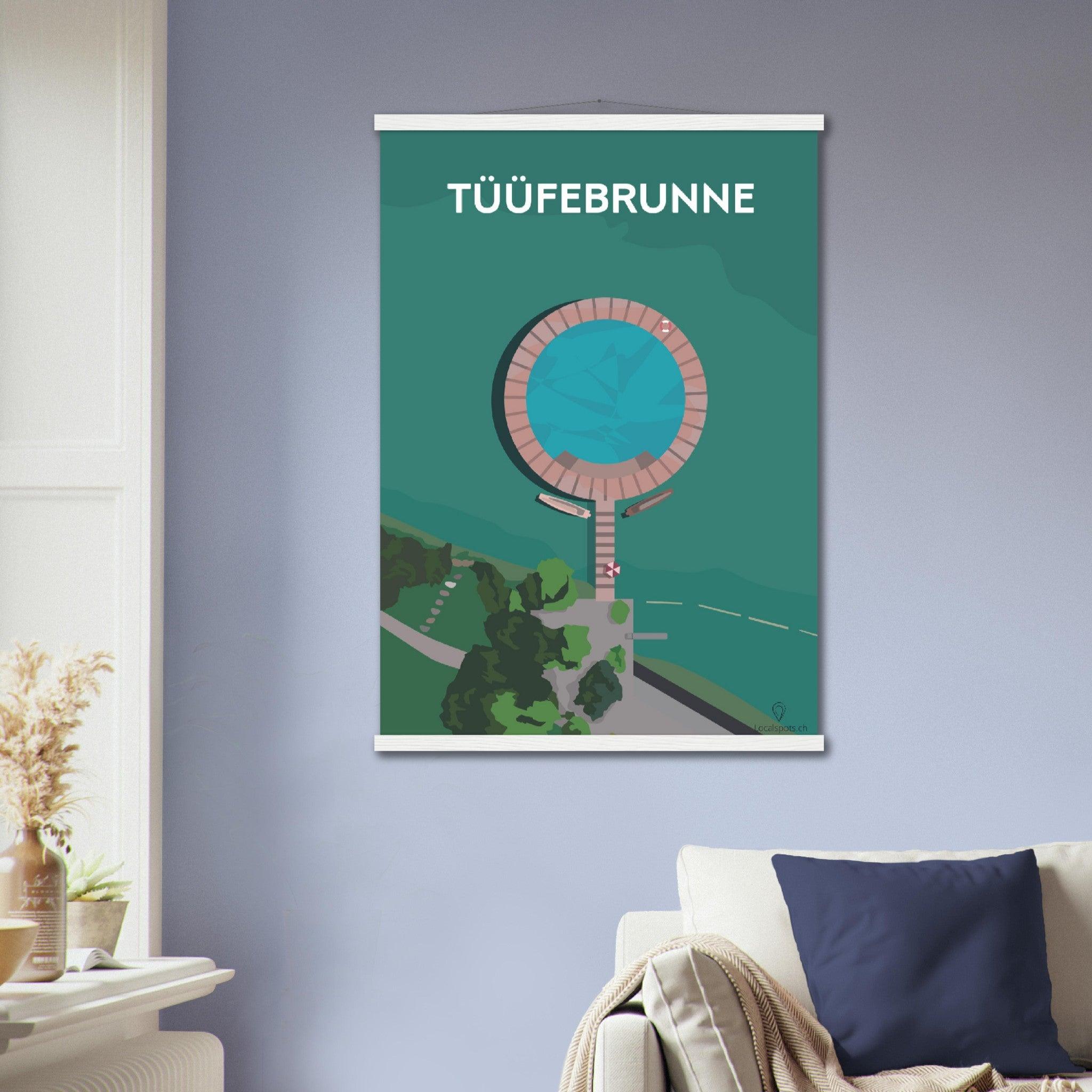 Tüüfebrunne - Printree.ch Localspot, Minimal, Minimalismus