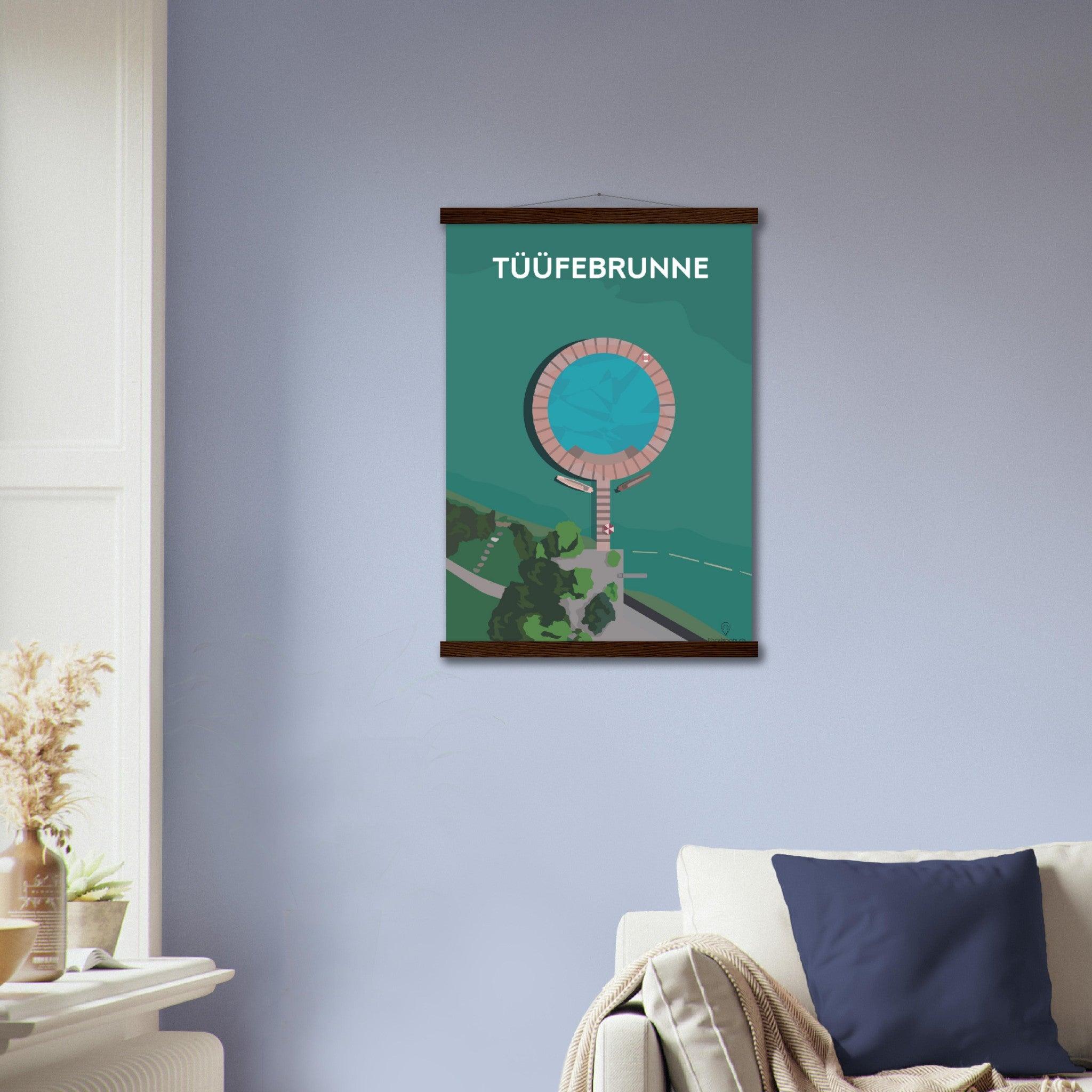 Tüüfebrunne - Printree.ch Localspot, Minimal, Minimalismus